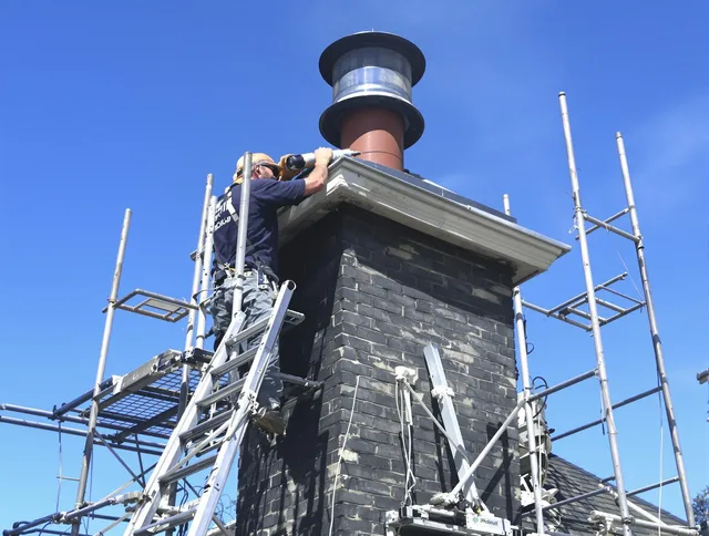 Sturdy chimney crown finished by Gainesville Chimney Sweep in Gainesville, FL