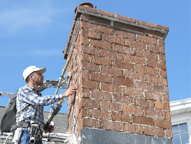 Brickwork for a chimney rebuild by Gainesville Chimney Sweep in Gainesville, FL