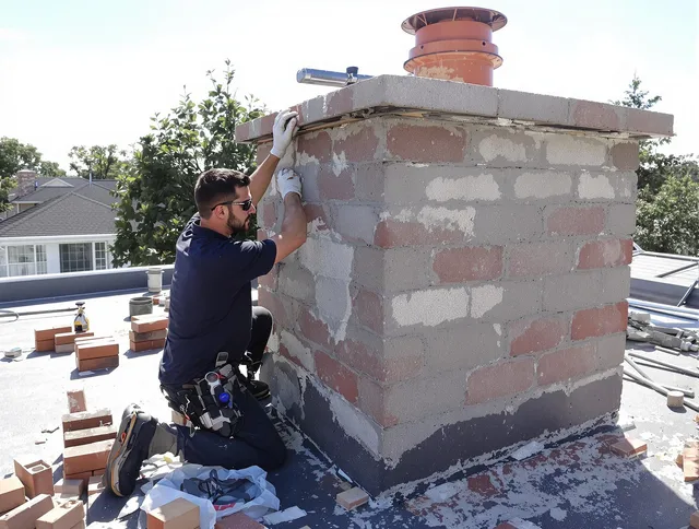 Advanced chimney repair process by Gainesville Chimney Sweep in Gainesville, FL