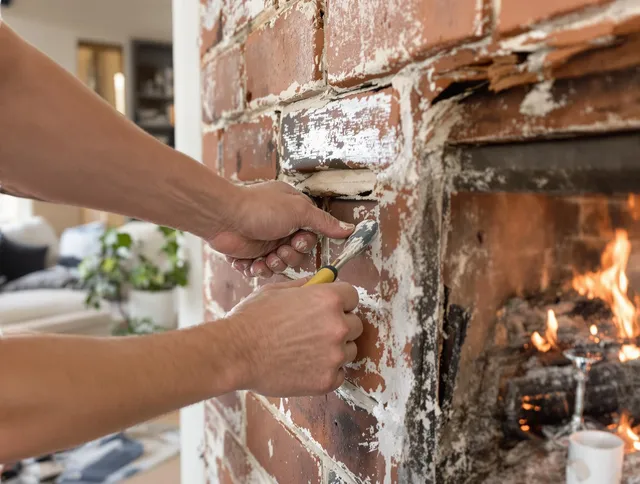Routine fireplace repair by Gainesville Chimney Sweep in Gainesville, FL