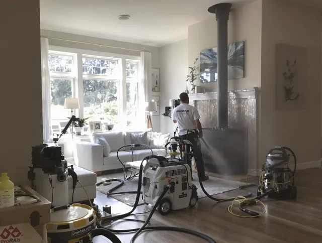 Soot removal service by Gainesville Chimney Sweep for a fireplace in Gainesville, FL
